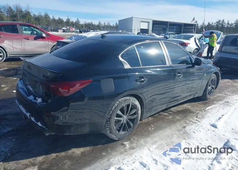 2014 Infiniti Q50 Premium from USA, damaged, VIN JN1BV7AR6EM690212